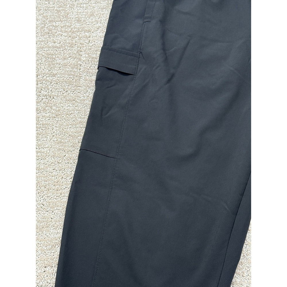 CALIA Jogger Pants Womens Large Black Cargo High Rise Drawstring Pocket - Picture 4 of 11